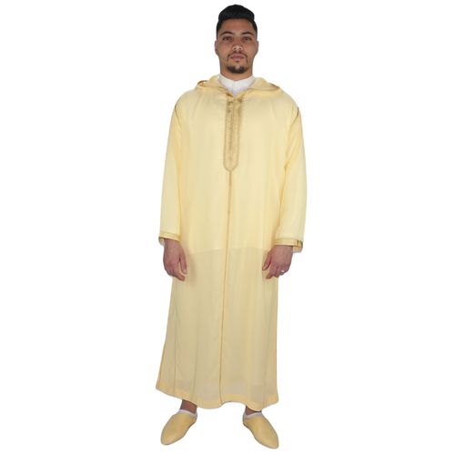 Jabador Maroc Djellaba Soussdi Debbana Homme - Crémé