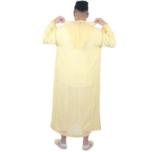 Image de Jabador Maroc Djellaba Soussdi Debbana Homme - Crémé - Unbranded