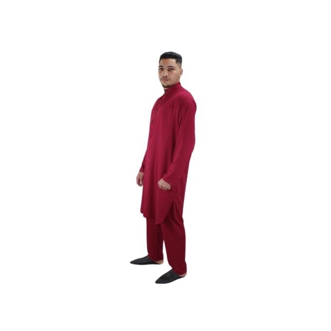 Image de Jabador Maroc Ensemble Pakistani- bordeaux / Taille L - Unbranded
