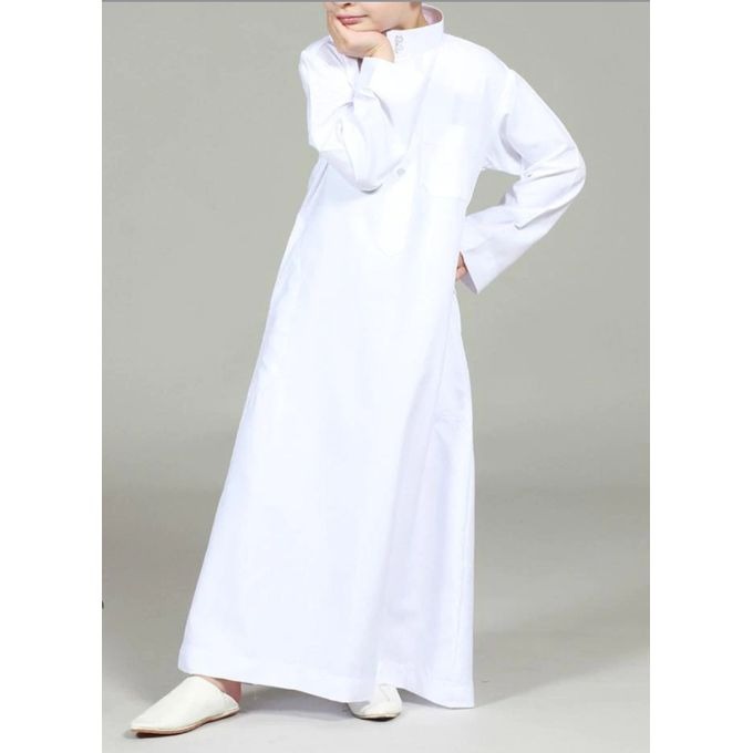 Jabador Maroc Qamis Garçon - Blanc