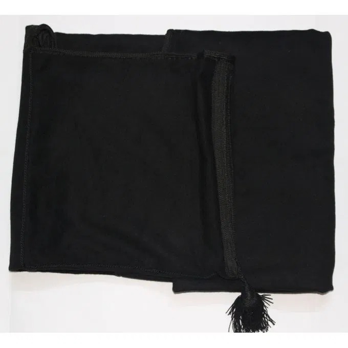 Image de Jabador Maroc Selham Mlifa cachemire a la main Noir - Unbranded