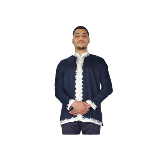 Image de Jabador Maroc Tunique sahara -bleu marine - Unbranded