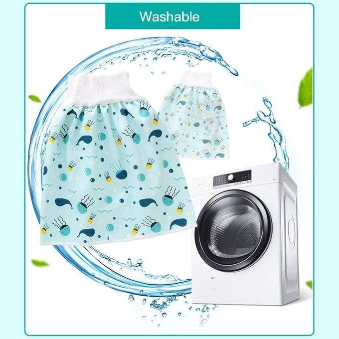 Image de Jupe-Short Imperméable pour Tout-Petits – Couches Réutilisables avec Absorption Intégrée