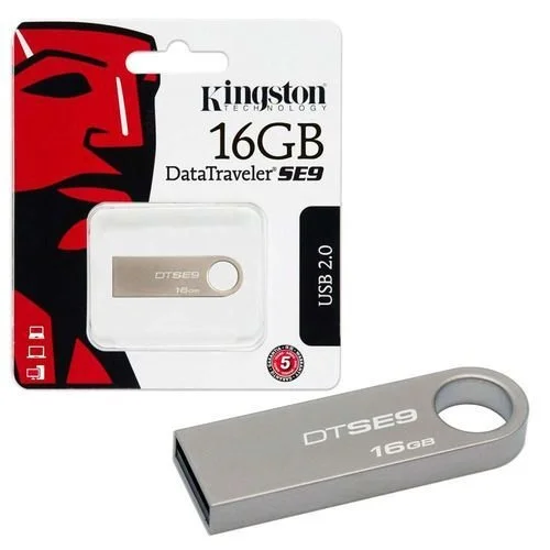 Kingston 16 GB 10 mb/s Haute Vitesse de Transfert de Données USB 2.0 En Métal