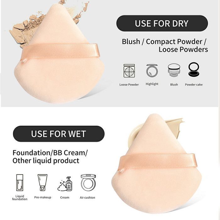 Image de Kit de pinceaux de maquillage - MAANGE - 4 pièces - Fibres synthétiques - Multifonctionnel - Lavable - Unbranded