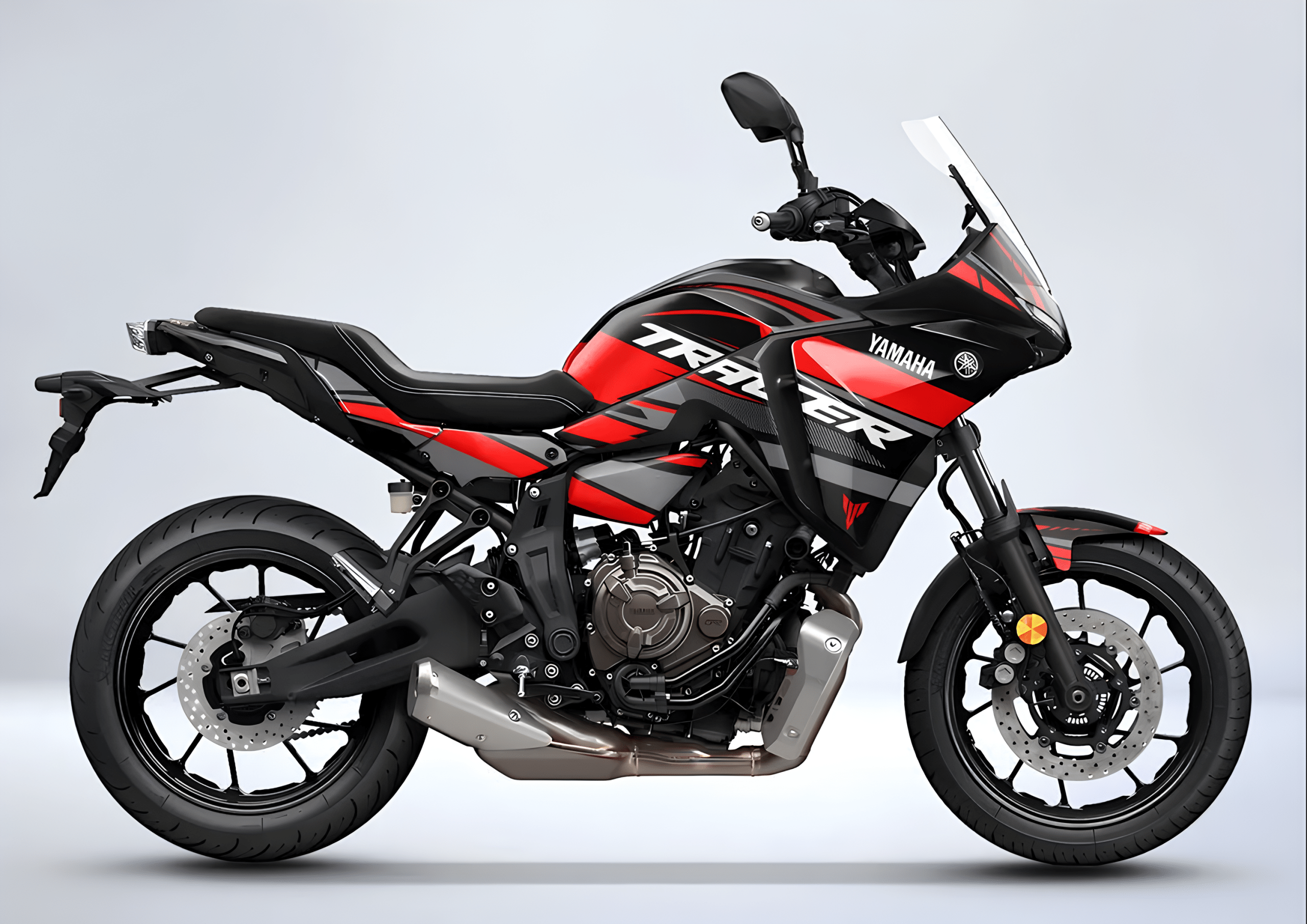 Kit déco Yamaha Tracer 700 – Racing Rouge