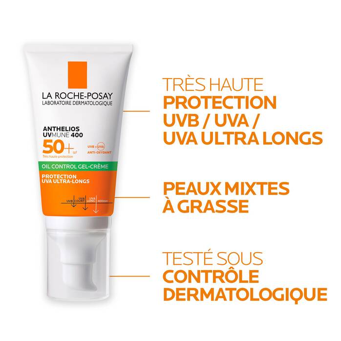 Image de La Roche Posay Anthelios XL gel-crème SPF50+ pour peau sensible et allergique au soleil - Unbranded