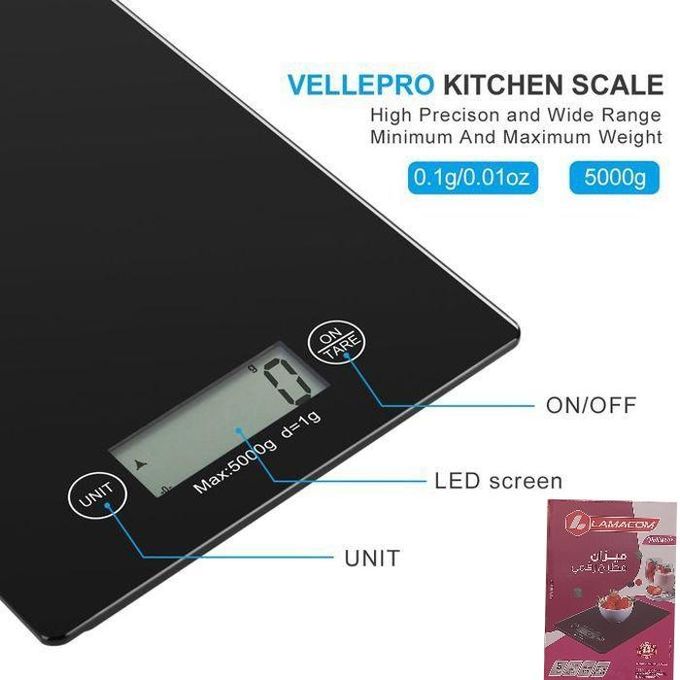 Image de Lamacom Balance de cuisine électronique 5Kg - Unbranded