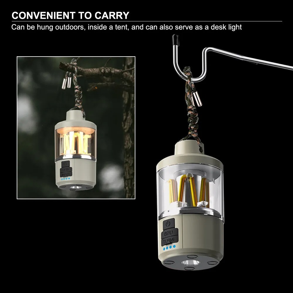 Image de Lampe de Camping – Éclairage Durable et Polyvalent pour Toutes Vos Aventures Extérieures - Unbranded