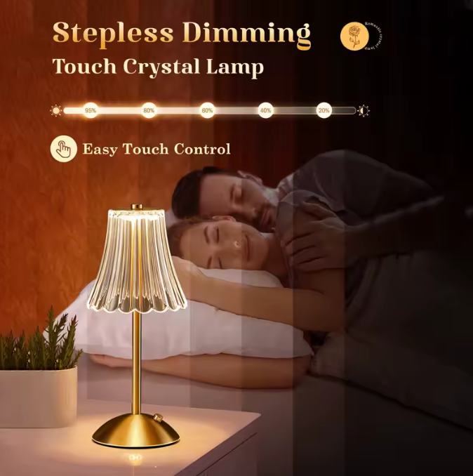 Image de Lampe de Table Design Moderne – Éclairage 3 Couleurs Réglables