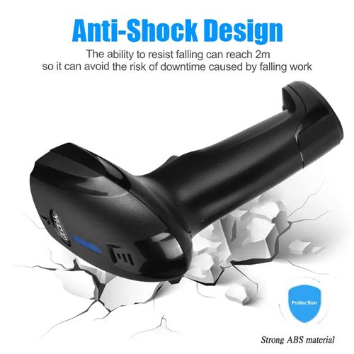 Image de LECTEUR CODE BARRE SANS FIL 1D/2D AVEC SUPPORT - Unbranded