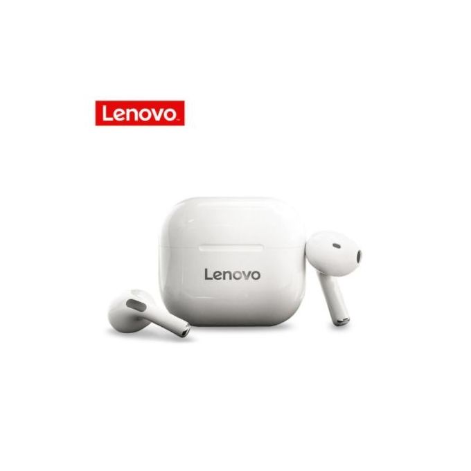 Image de Lenovo LP40 Écouteurs sans fil Bluetooth, Blanc 230mAh - Unbranded