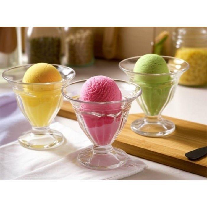 Image de Lot de 3 coupes a glace - à dessert de 100 ml chaucune - Unbranded