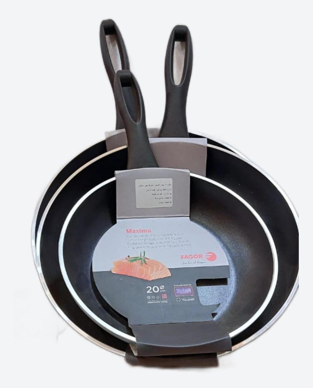 Lot de 3 Poêles Anti-adhésives Professionnelles