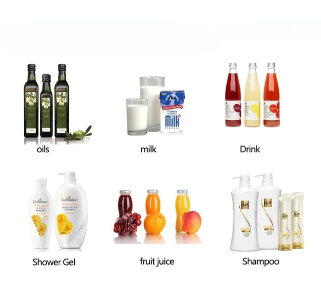 Image de Machine de remplissage de liquide entièrement pneumatique horizontale MXBAOHENG pour shampoing, eau 300-2500 ml