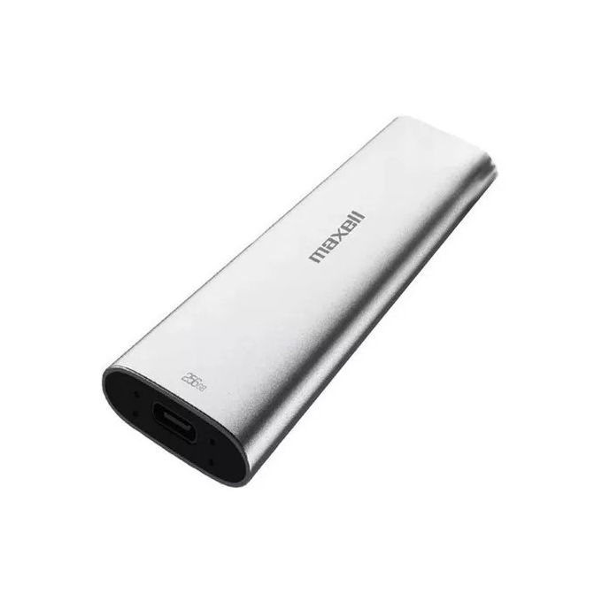 Image de Maxell SSD Slim Externe 256GB PC&amp;Mac Compatible Super Vitesse 450MBs USB 3.1 Type-C - Unbranded