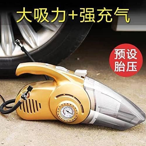Image de Ménage et Soin Auto 4 en 1 - Aspirateur de Voiture, Compresseur et Testeur de Pression - Unbranded