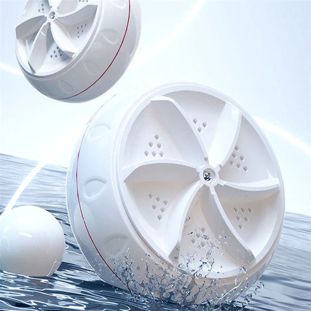 Image de Mini Machine à Laver Portable – Idéale pour Voyages et Petits Espaces - Unbranded