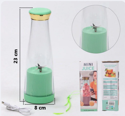 Image de Mini mixeur de Mini Juice , portable, Electrique rechargeable sans fil, 380 ml