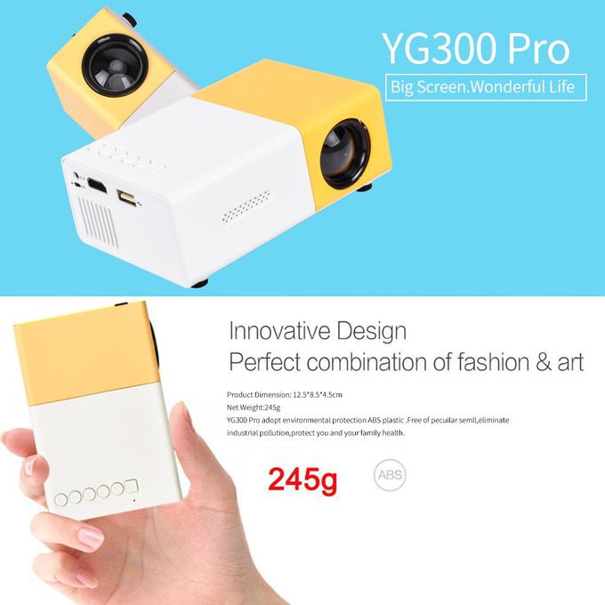 Image de Mini Projecteur Portable YG300 LED Audio HDMI USB - Unbranded