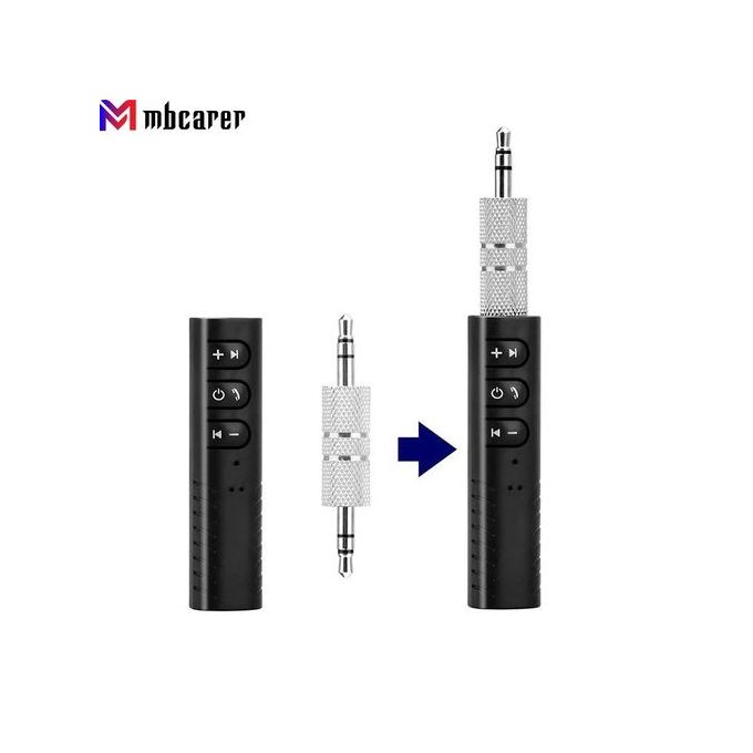 Image de Mini récepteur Audio émetteur 3.5mm Jack Kit voiture auto mains libres adaptateur de musique AUX Bluetooth - Unbranded