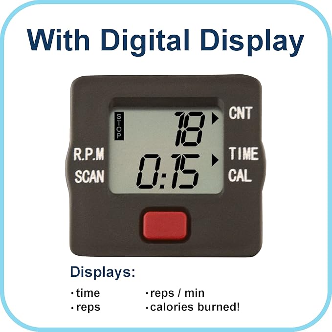 Image de Mini vélo d'exercice Pliable pour les bras et les jambes avec écran LCD - Unbranded