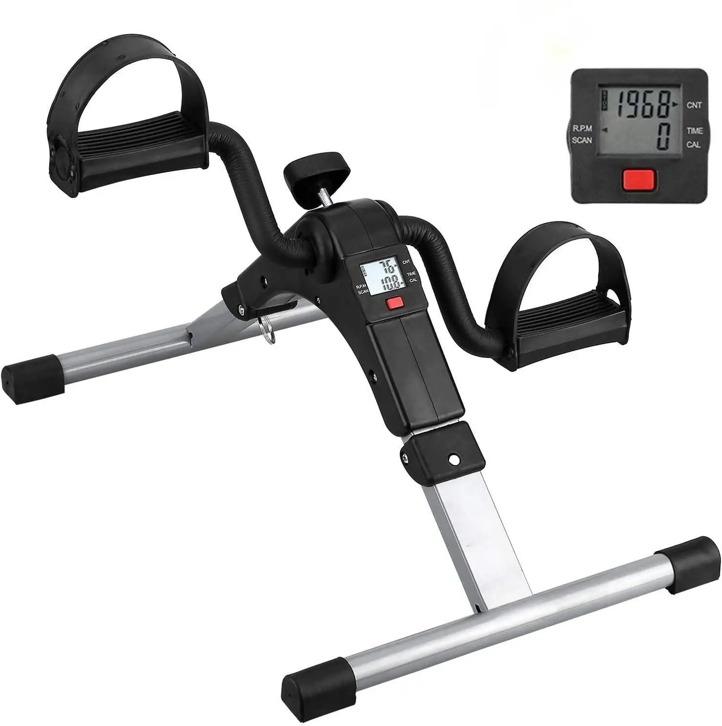 Image de Mini Vélo d'Exercice – Vélo Compact avec Résistance Ajustable - Unbranded