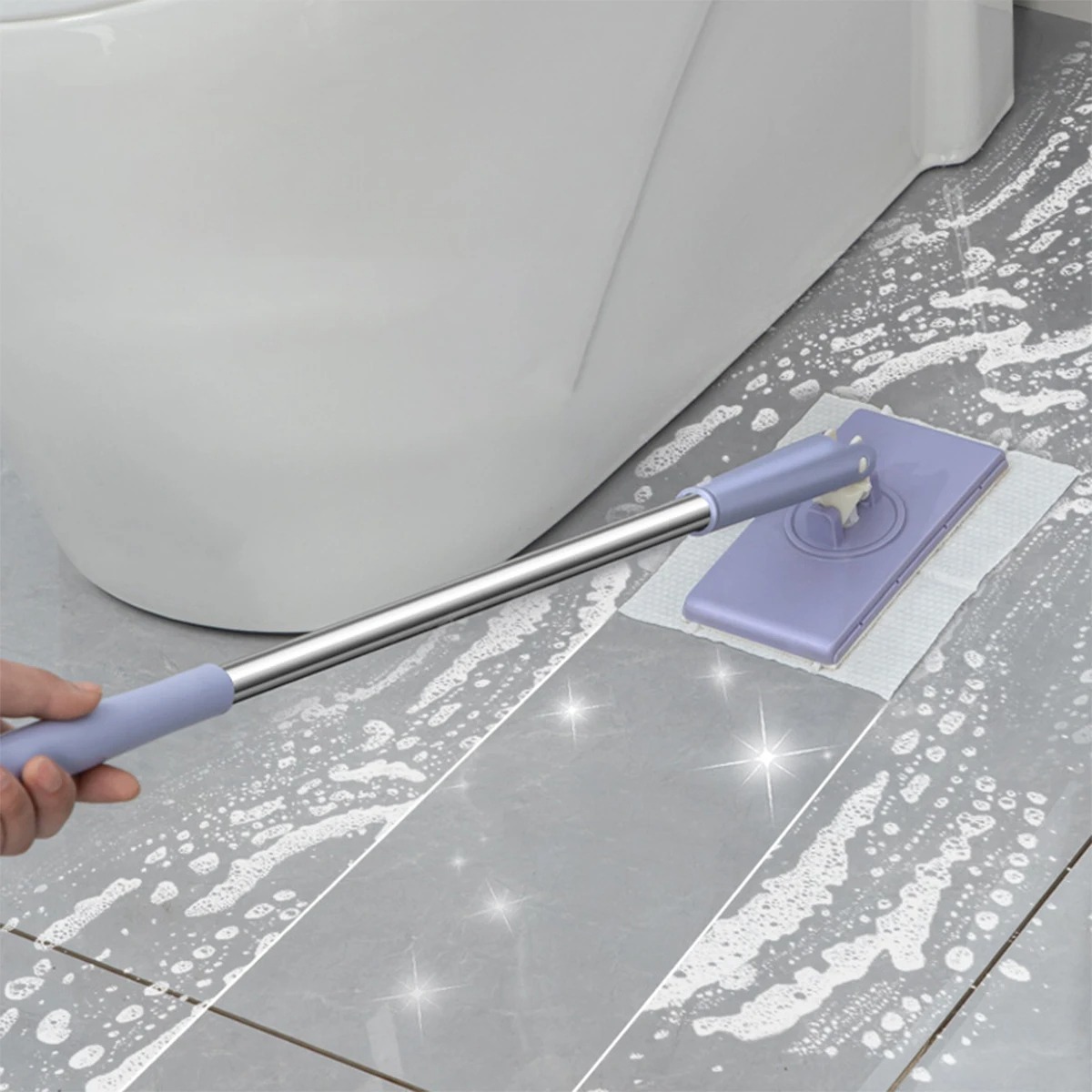 Image de Mini Wipes – Mop Rotatif 360° Sans Main pour Sols et Surfaces - Unbranded