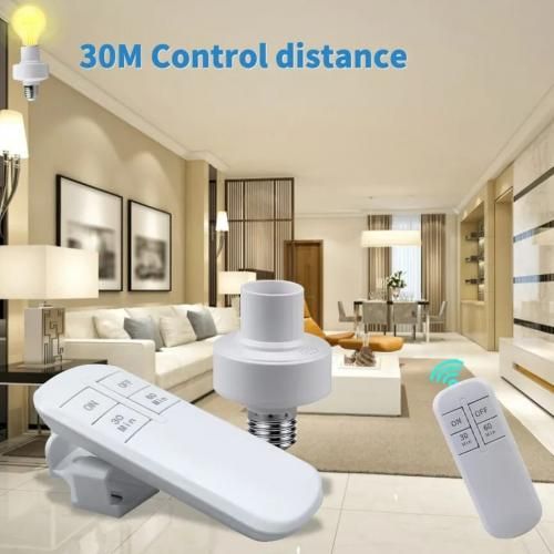 Image de Minuterie Intelligente pour Lampe - Contrôle à Distance 15m