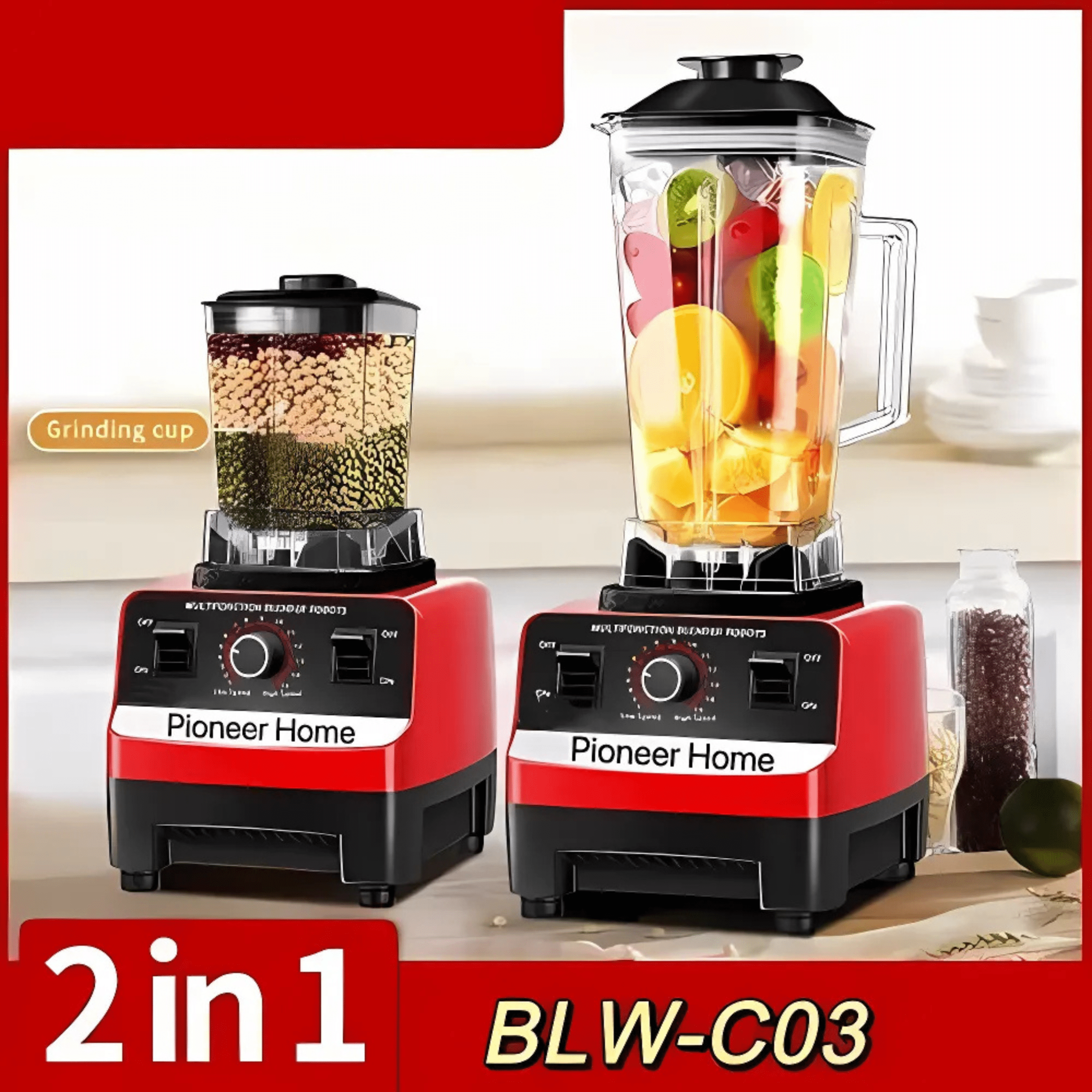 Image de Mixeur professionnel double bol 2L