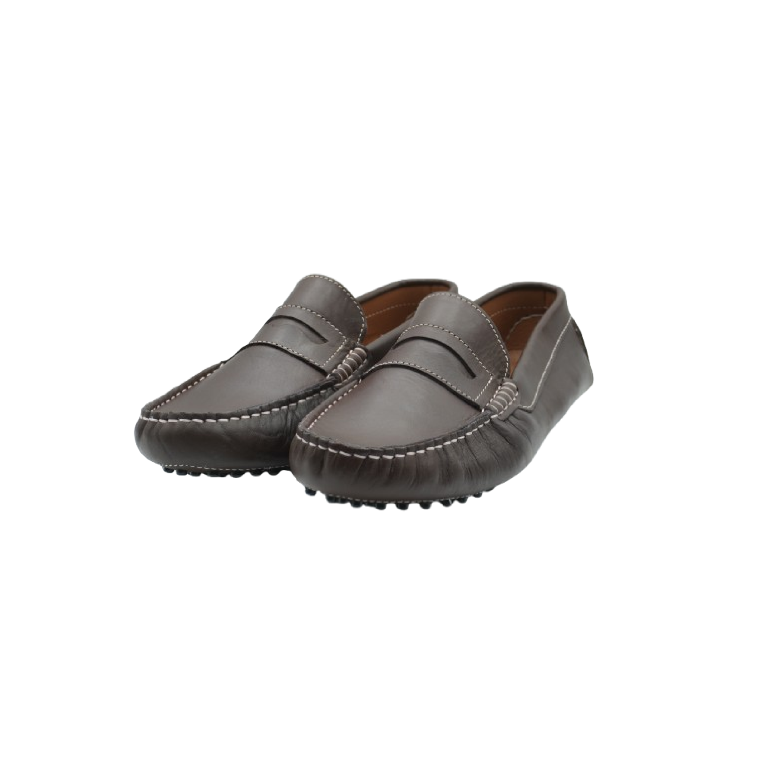 Image de Mocassins Hommes en cuir Marron - Unbranded