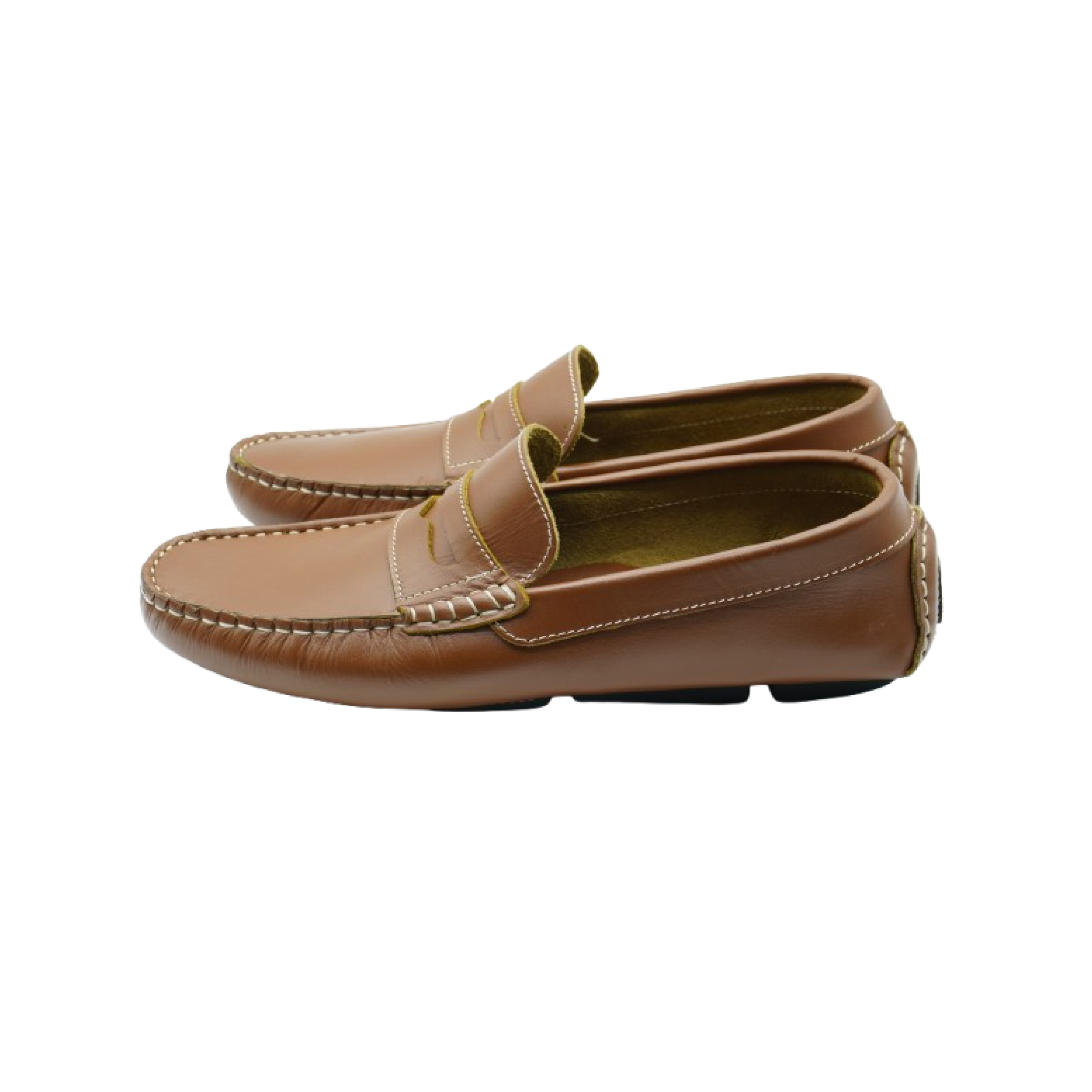 Image de Mocassins Hommes en cuir Marron - Unbranded