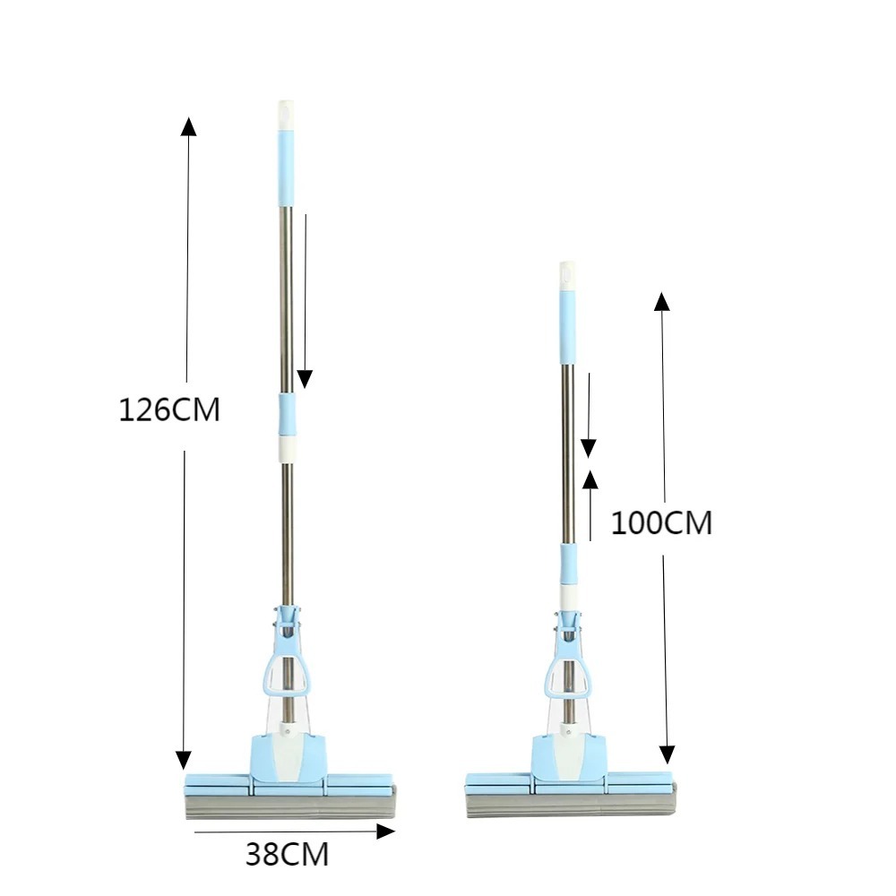 Image de Mop Éponge pour Ménage – Balai à Éponge Ultra Absorbant avec Poignée Ajustable - Unbranded