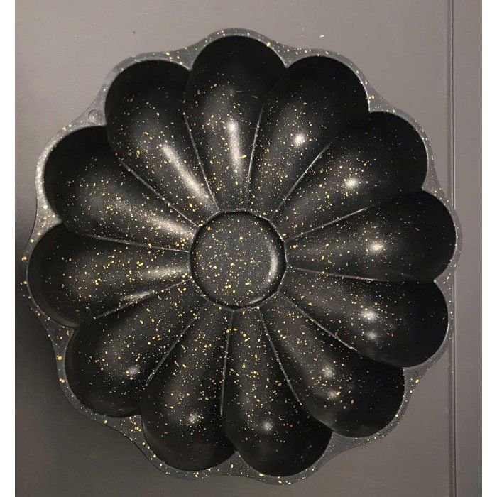 Image de Moule à gâteau - Granit - 23,5x9,5 cm - Antiadhésif - Noir - Compatible lave-vaisselle - Unbranded