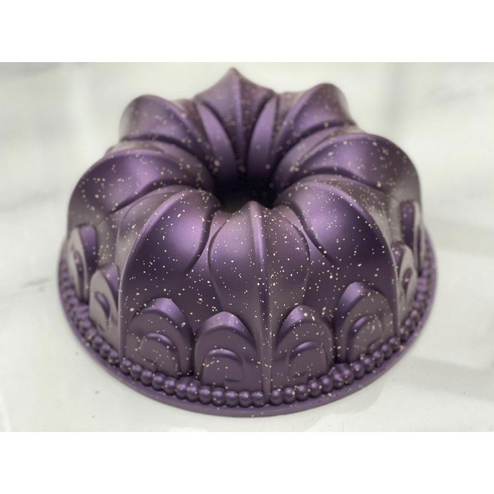 Image de Moule magique à gâteau - Granit -couleur rouge - 23,5 cm - Antiadhésif - Facile à nettoyer - Unbranded