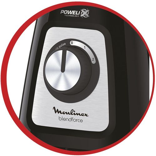 Image de Moulinex Blender 800W LM437825 Blendforce Bol verre + Moulin à café - Unbranded