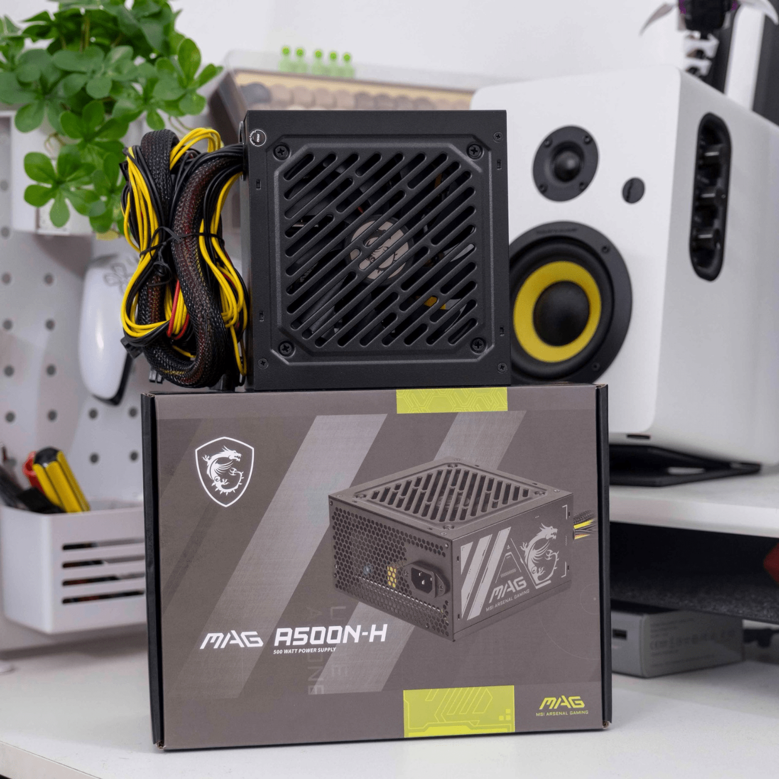 Image de MSI MAG A500N-H – Bloc d’Alimentation 500W ATX 80 PLUS, Non Modulaire, Ventilateur Silencieux 120 mm - Unbranded