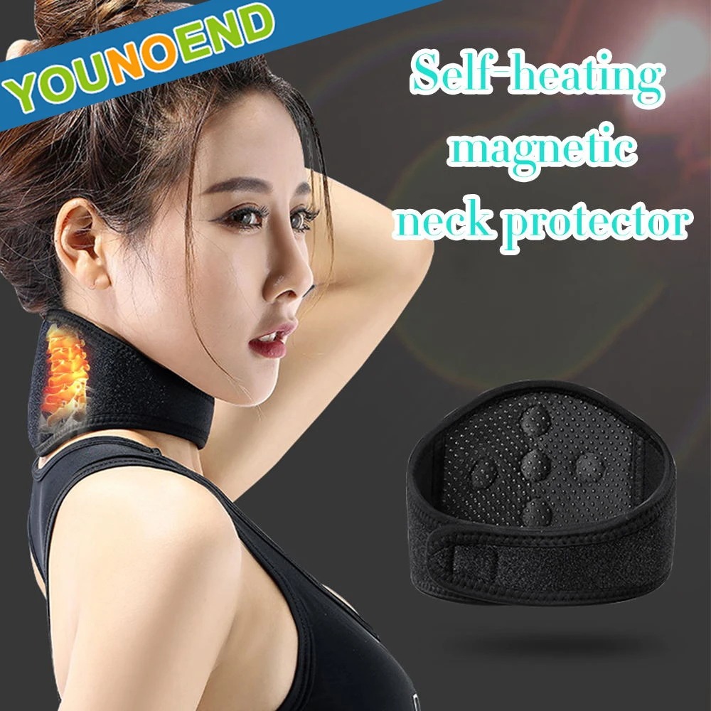 Image de Neck Brace - Collier de chauffage magnétique pour relaxation musculaire - Unbranded