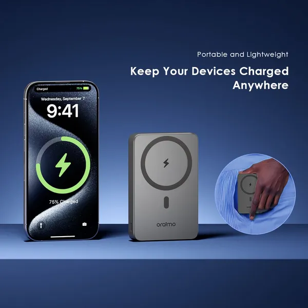 oraimo MagPower 15 10000mAh Wireless and Wired Power Bank