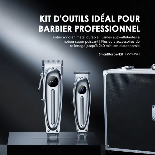 oraimo Smart Barberkit Kit de barbier à moteur super puissant