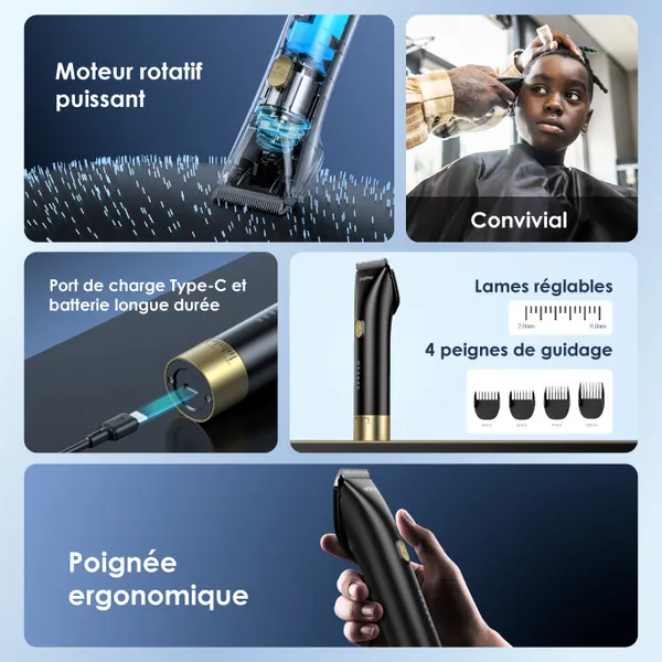 oraimo Smart Clipper Plus Tondeuse à cheveux sans fil