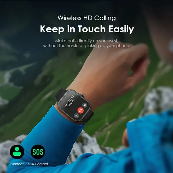 oraimo Watch Nova AM Montre intelligente à écran AMOLED avec couverture incurvée