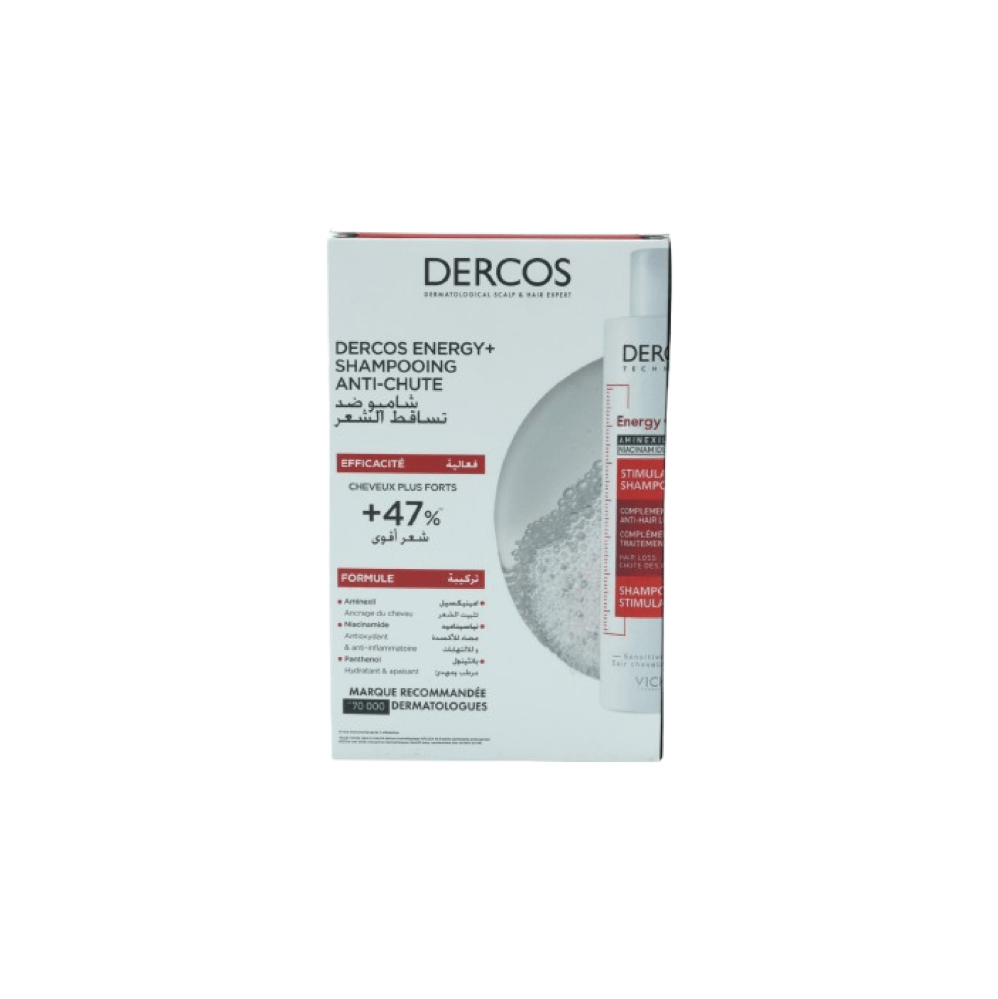 Image de PACK SHAMPOOING ENERGY+ ANTI-CHUTE 200 ML  -  VICHY DERCOS - Unbranded