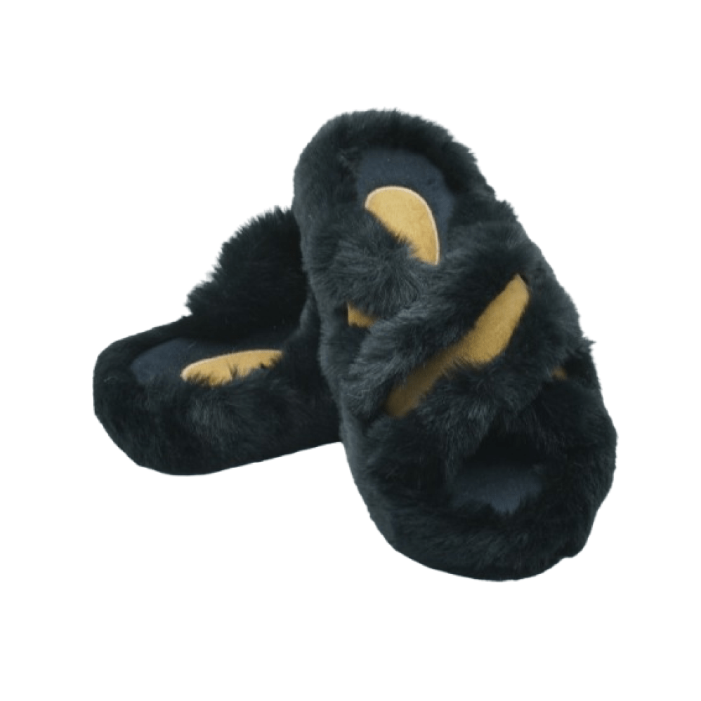 Image de Pantoufles sandale pour femmes en fourrure - Unbranded