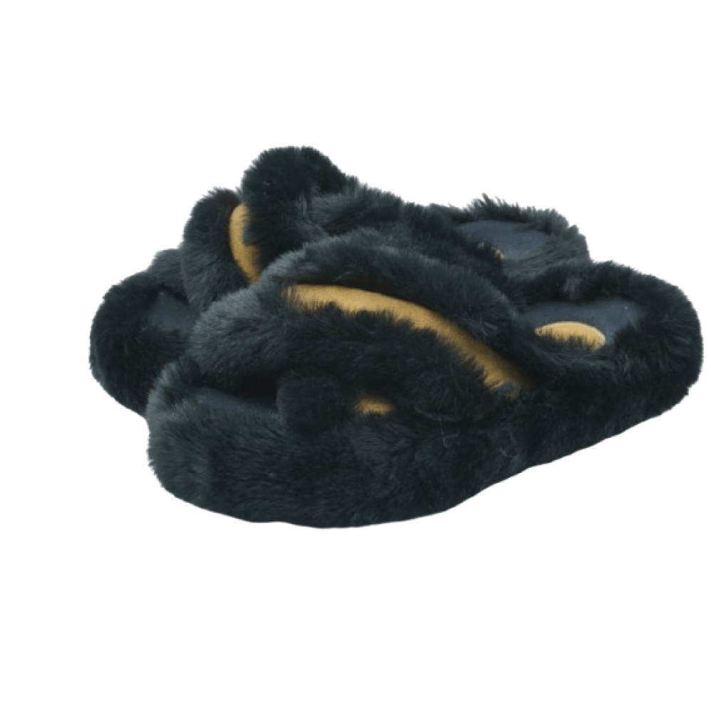 Image de Pantoufles sandale pour femmes en fourrure - Unbranded