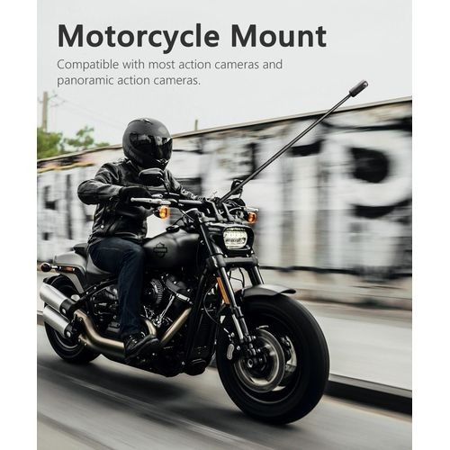 Image de Perche à selfie pour Insta 360 et Gopro invisible pour moto et vélo - Unbranded