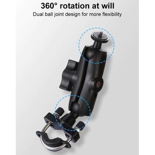 Image de Perche à selfie pour Insta 360 et Gopro invisible pour moto et vélo - Unbranded