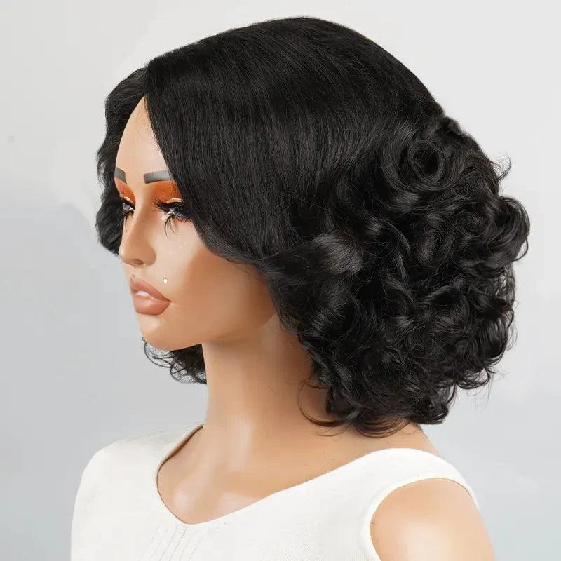Perruque cheveux courts - Noir 12inch/30.45cm