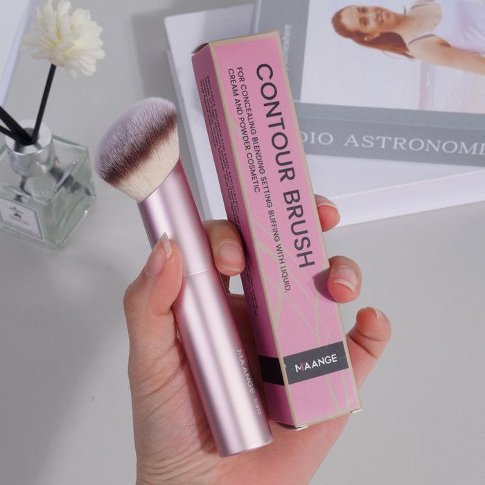 Image de Pinceau de maquillage - Maange - Pinceau Contour - Fibres synthétiques - Ergonomique - Durable - Unbranded