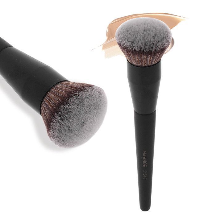 Image de Pinceau de maquillage - Maange - Pinceau unique - Vegan - Cruelty-free - Noir - Unbranded